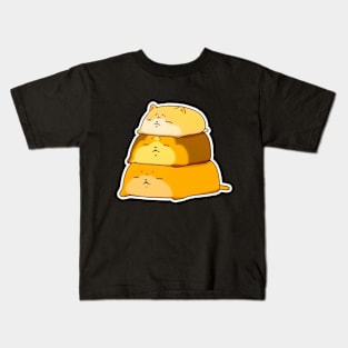 Feline Tower of Loafs Kids T-Shirt